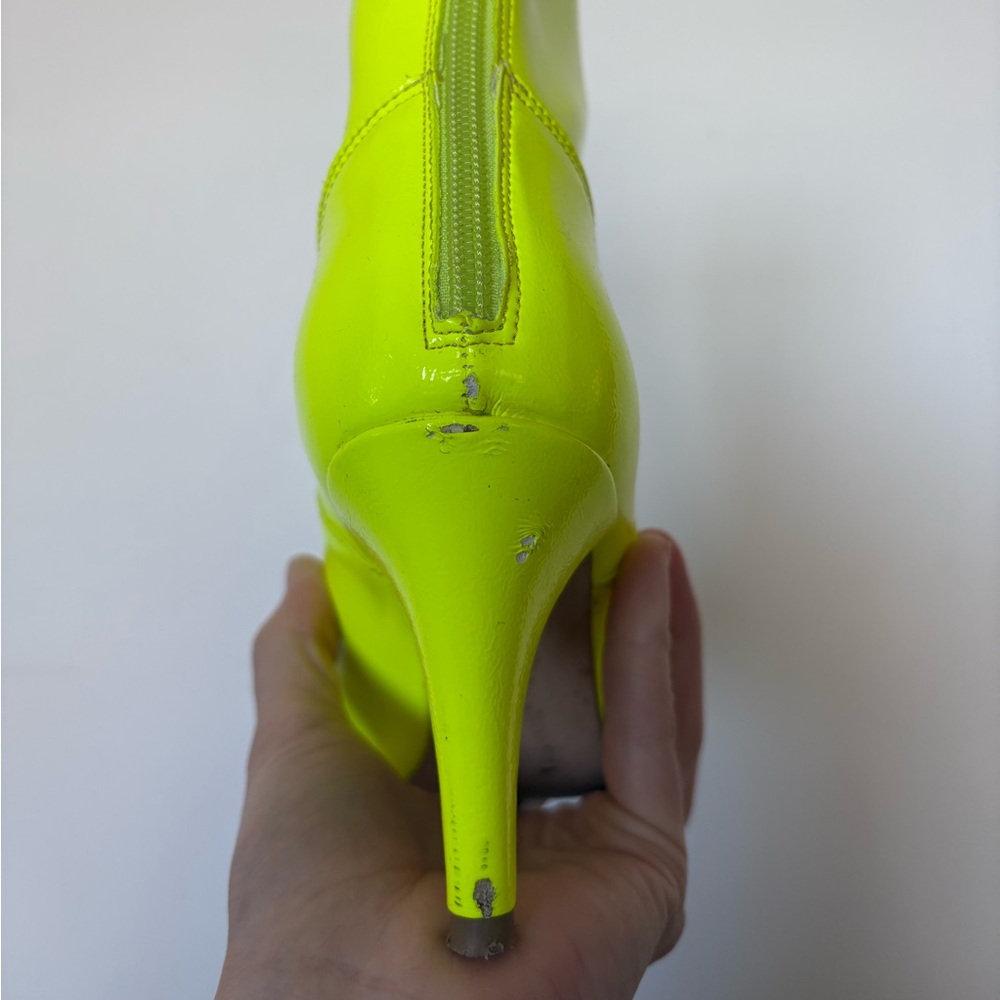 Free People Bright Yellow Heeled Boots - Picture 5 of 8